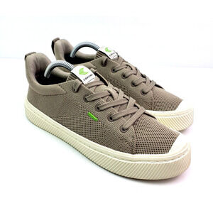 Cariuma IBI Low Womens Size 7 Sand Beige Vegan Knit Casual Sneaker Shoes
